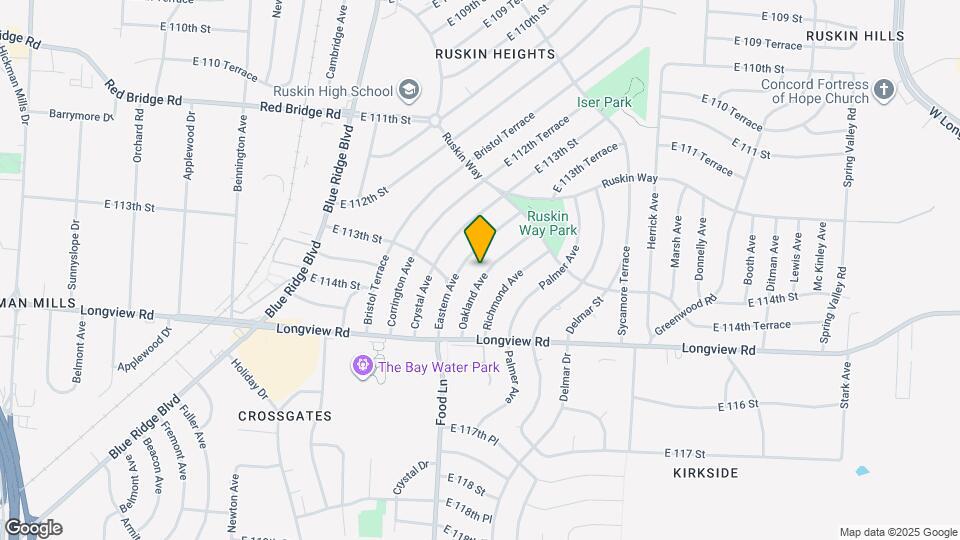 11224 Oakland Ave Map and Location Details