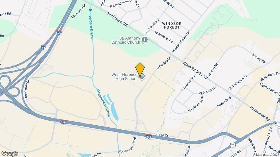 221 N Beltline Dr Map and Location Details