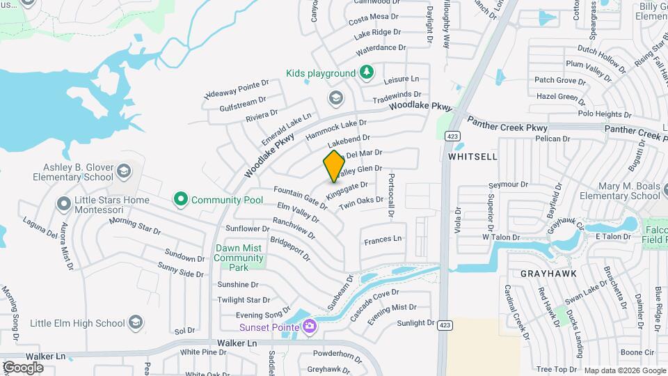 2417 Kingsgate Dr Map and Location Details