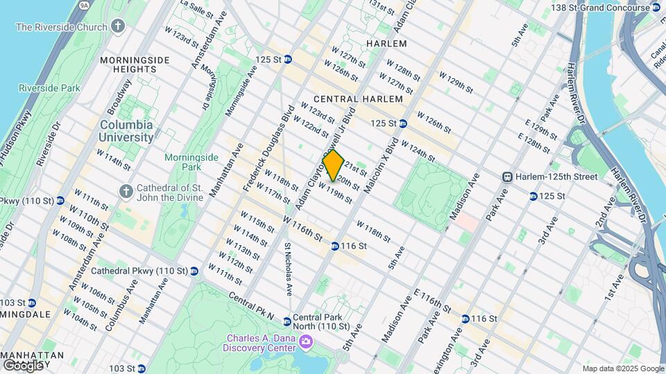 139 W 119th St Map and Location Details