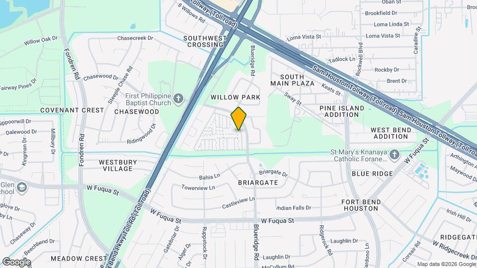 7031 Chasewood Dr Map and Location Details