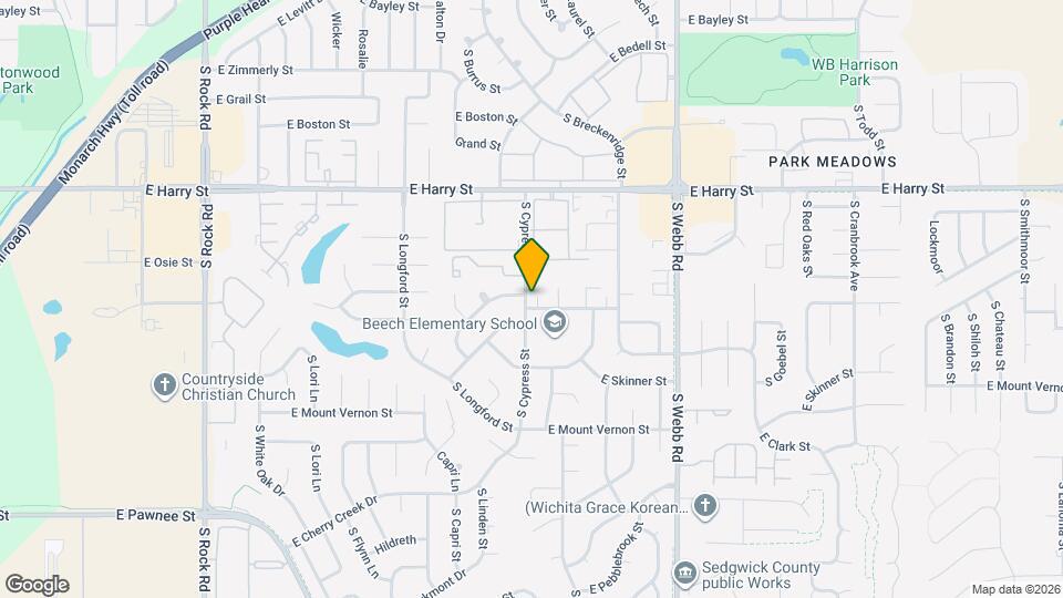 9108 E Funston St Map and Location Details