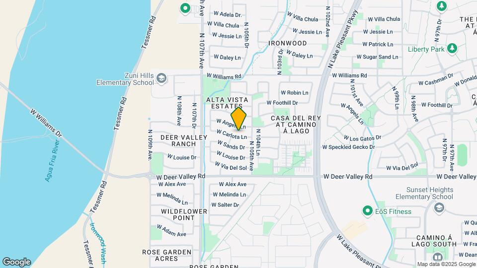 10534 W Carlota Ln Map and Location Details