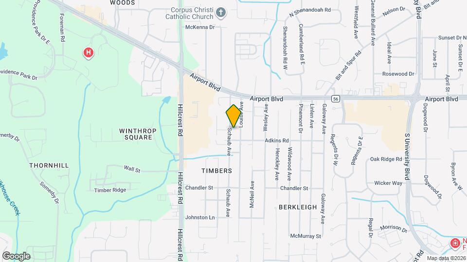 809 Schaub Ave Map and Location Details