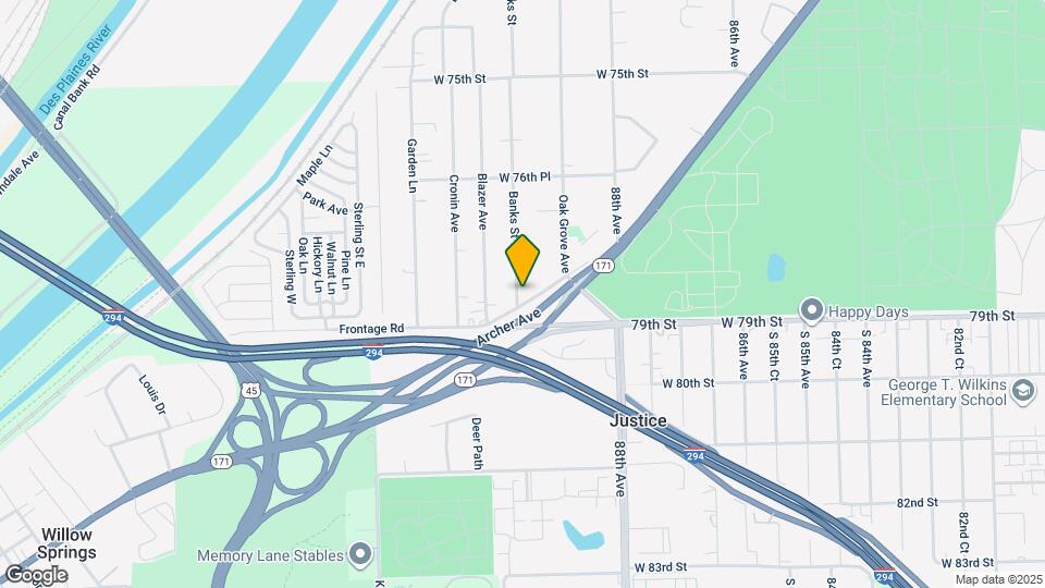 7825 Banks St Map and Location Details