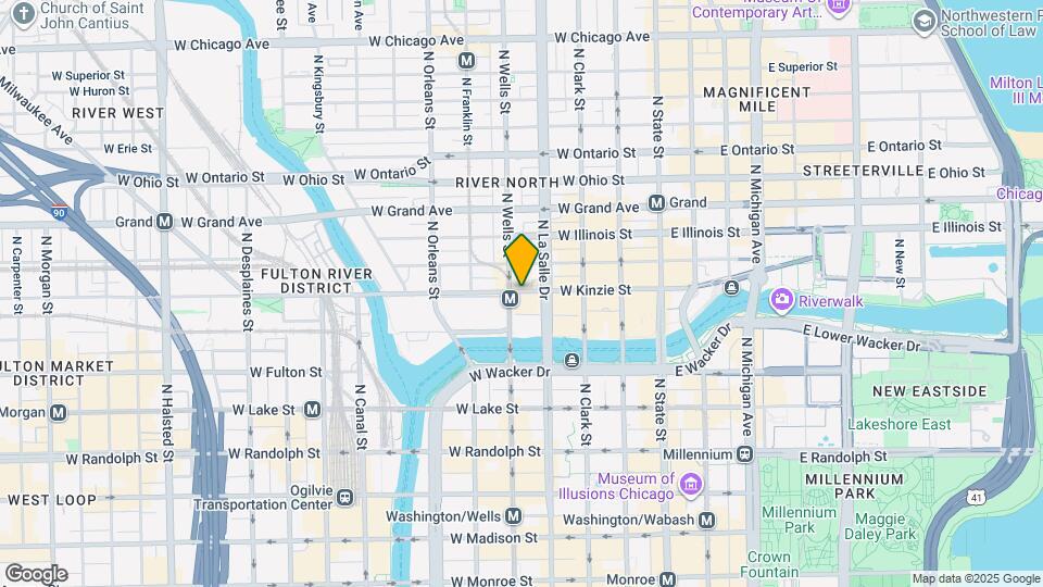 167 W Kinzie St Map and Location Details