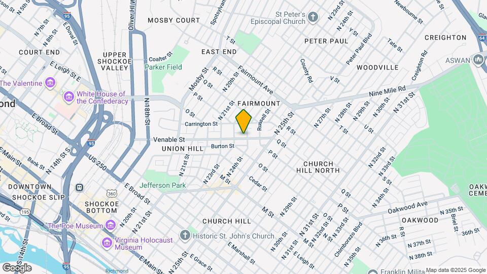 2318 Venable St Map and Location Details
