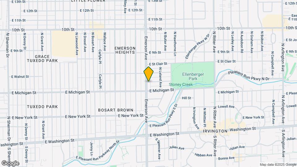 5105 E North St Map and Location Details