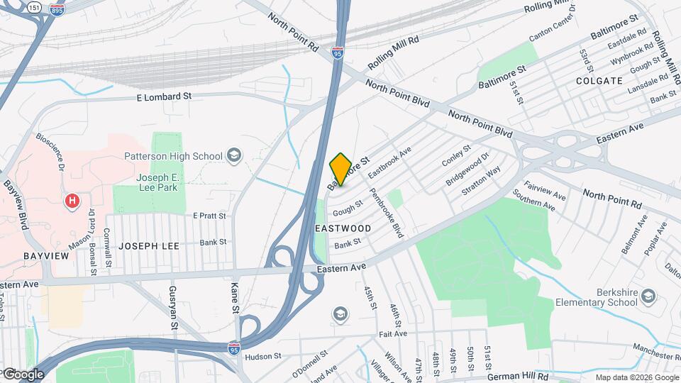 6816 Eastbrook Ave Map and Location Details