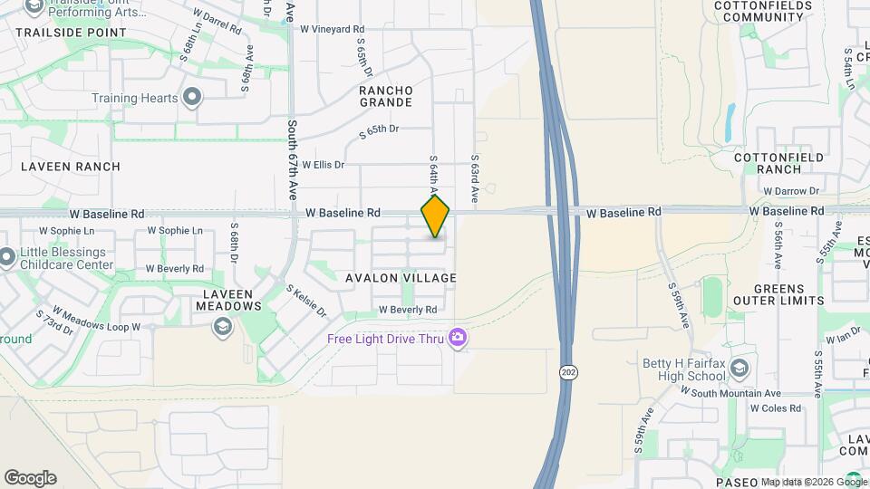 6321 W Valencia Dr Map and Location Details