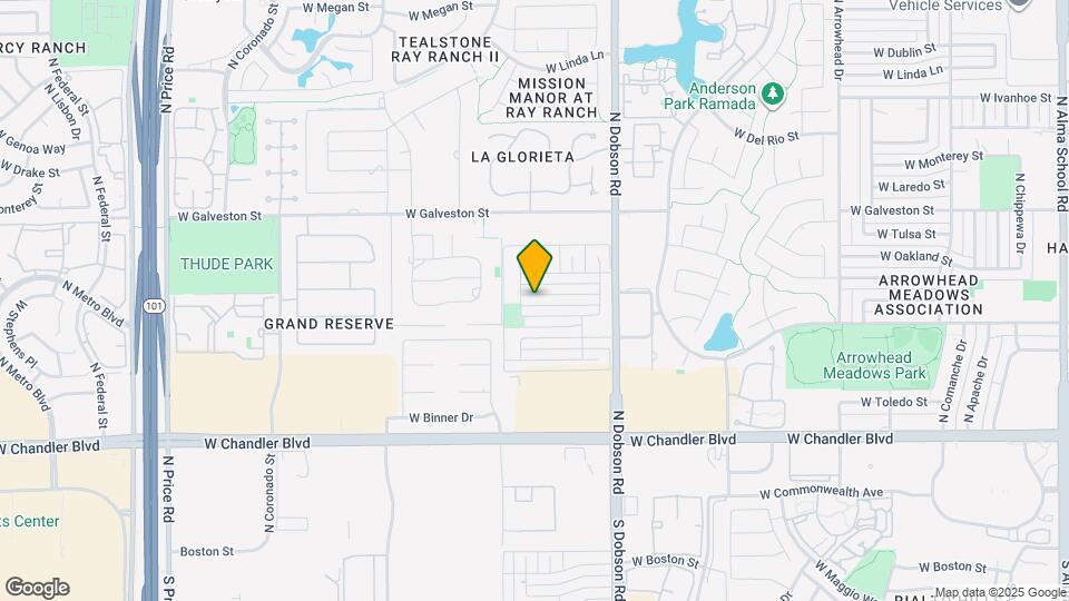 2129 W Tyson St Map and Location Details