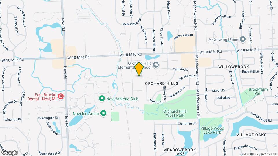 Novi Ridge Apartments Map and Location Details