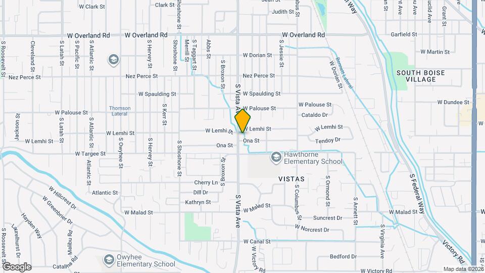 2106 S Vista Ave Map and Location Details