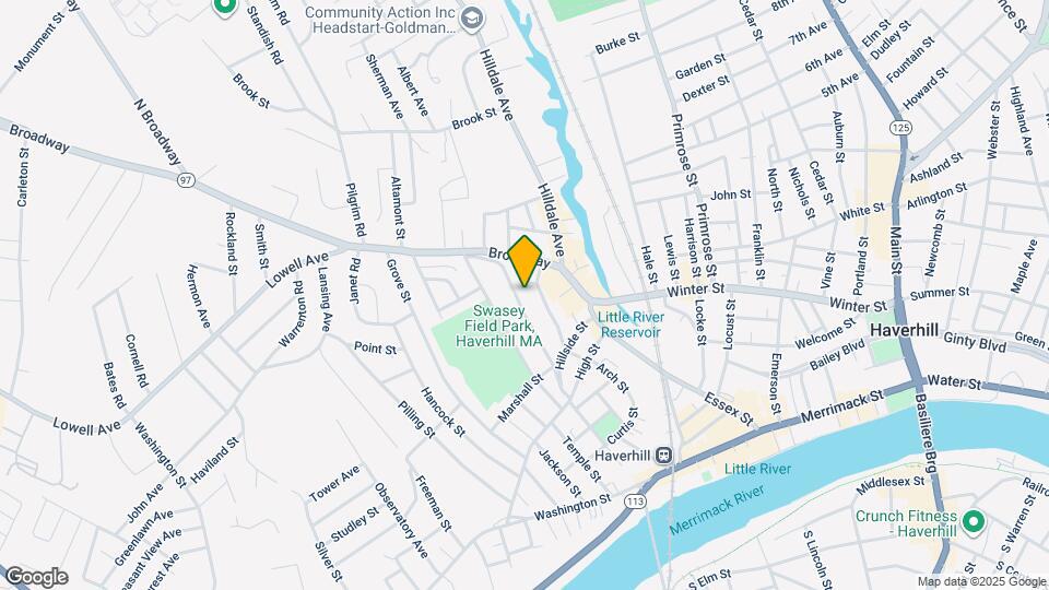 93 Bellevue Ave Map and Location Details