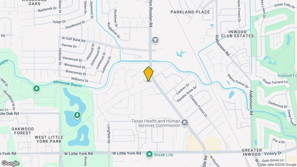 7035 Shady Arbor Ln Map and Location Details