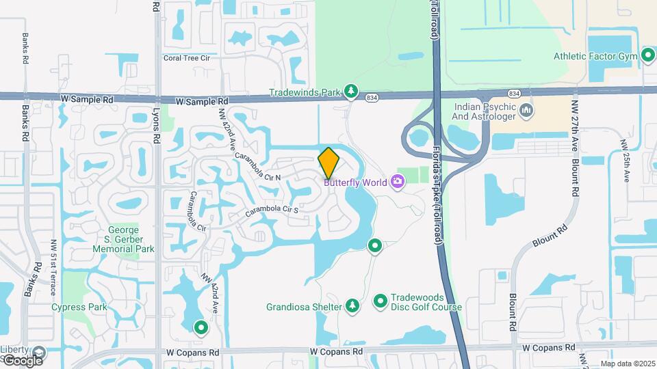 2853 Carambola Cir N Map and Location Details