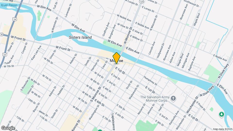 45 S Monroe St Map and Location Details