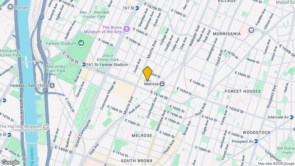 300-304 E 162nd St Mapa y Detalles de la Ubicación