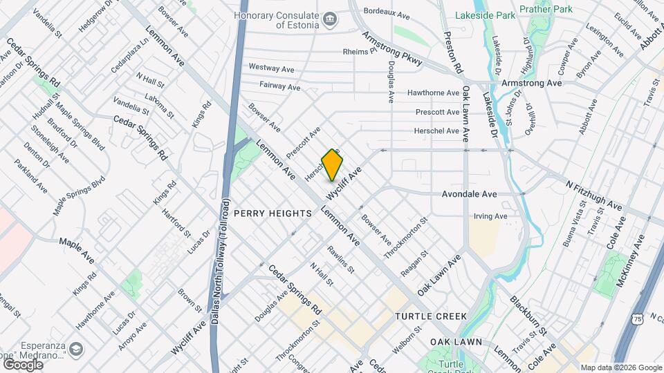 4319 Bowser Ave Map and Location Details