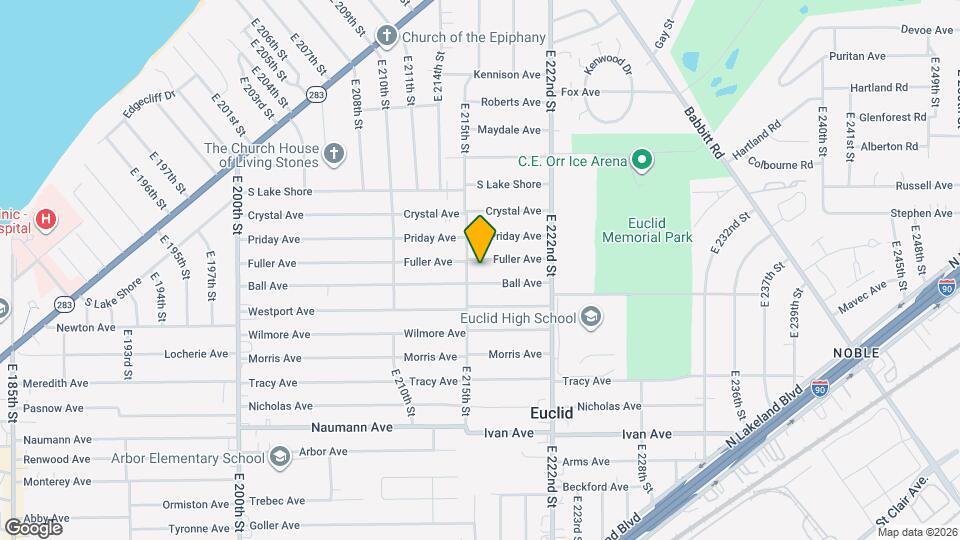 21650 Fuller Ave Map and Location Details