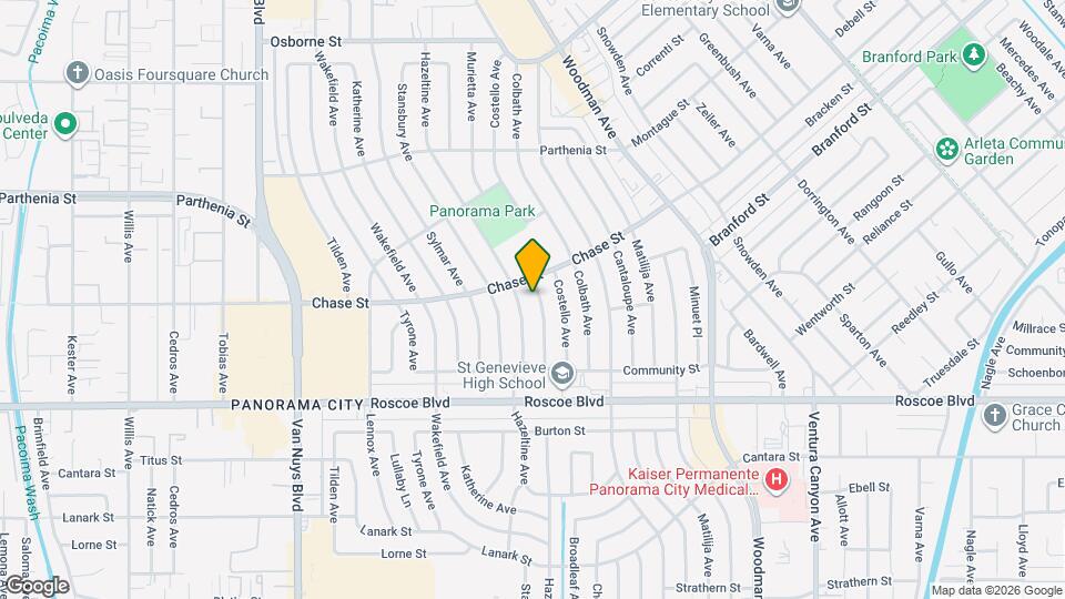 8451 Murietta Ave Map and Location Details