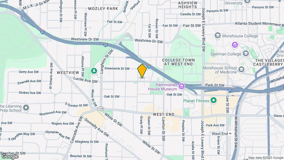 1185 SW Lucile Ave Map and Location Details