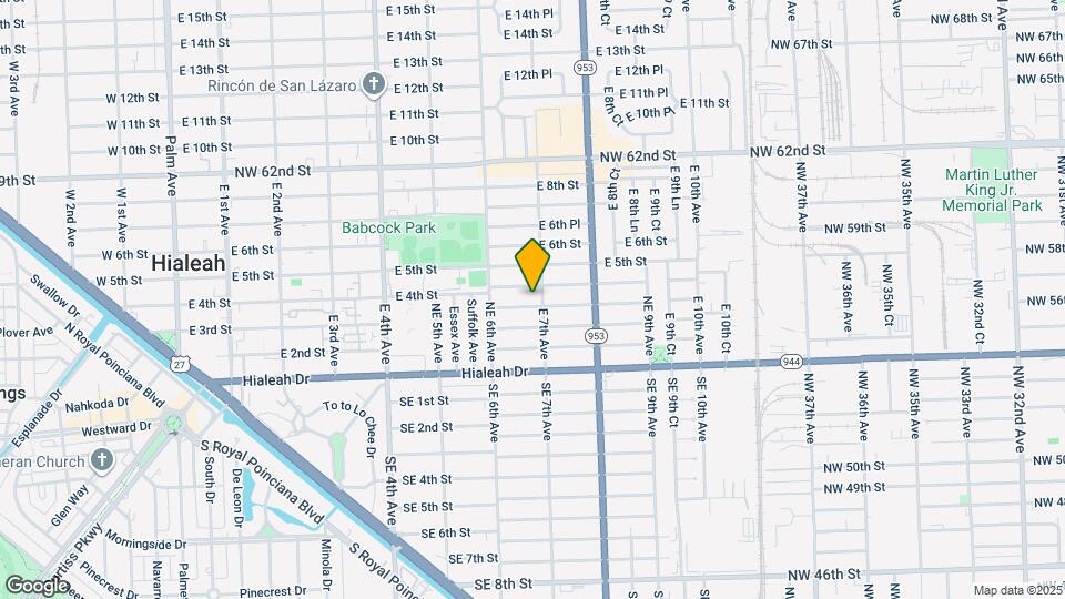 681 NE 3rd Pl Map and Location Details