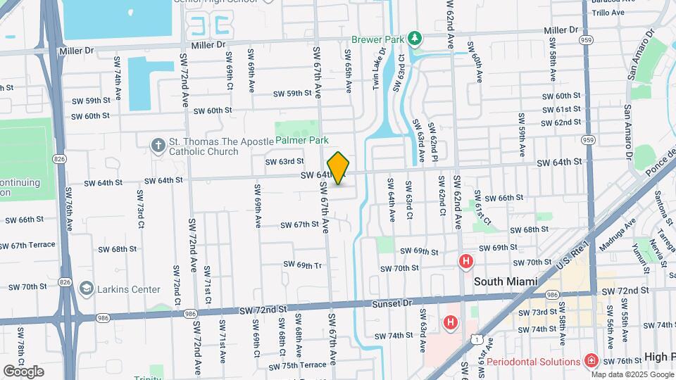 6608 SW 65th St Map and Location Details