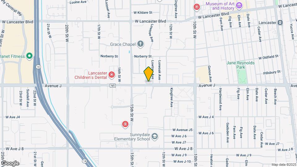 1303 W Ave J 4 Map and Location Details