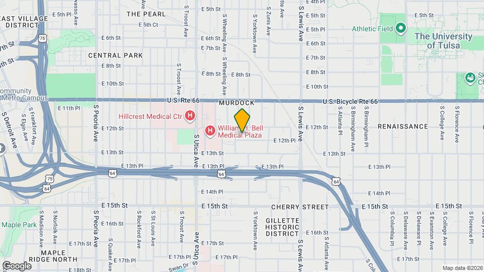 2011 E 12th Pl Map and Location Details