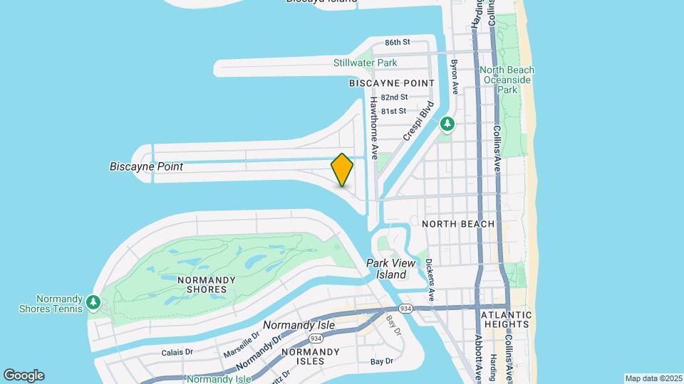 1234 S Biscayne Point Rd Map and Location Details
