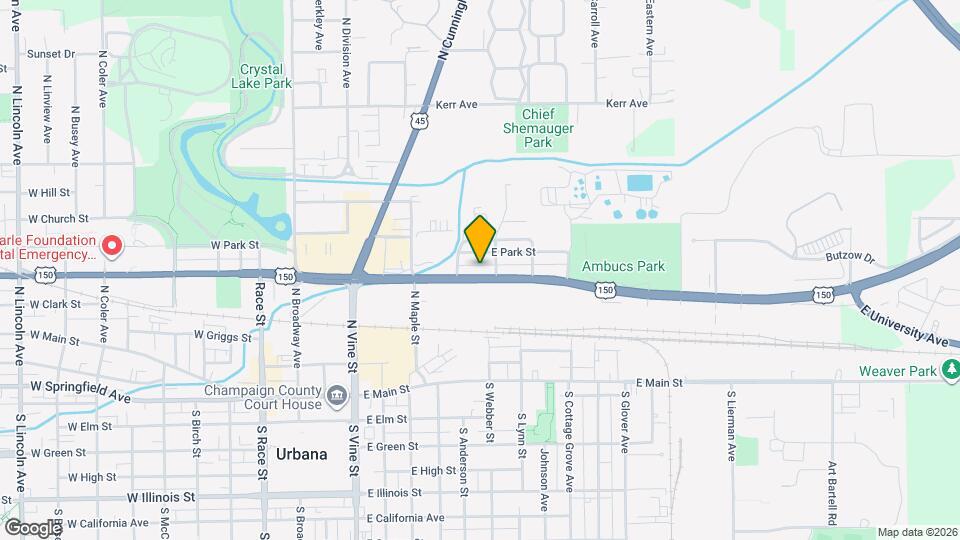 710 E University Ave Map and Location Details