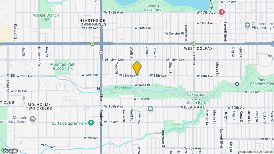 4700 W 13th Ave Map and Location Details