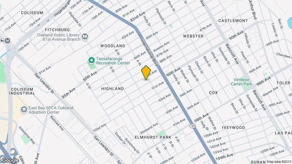 1245 90th Ave Map and Location Details