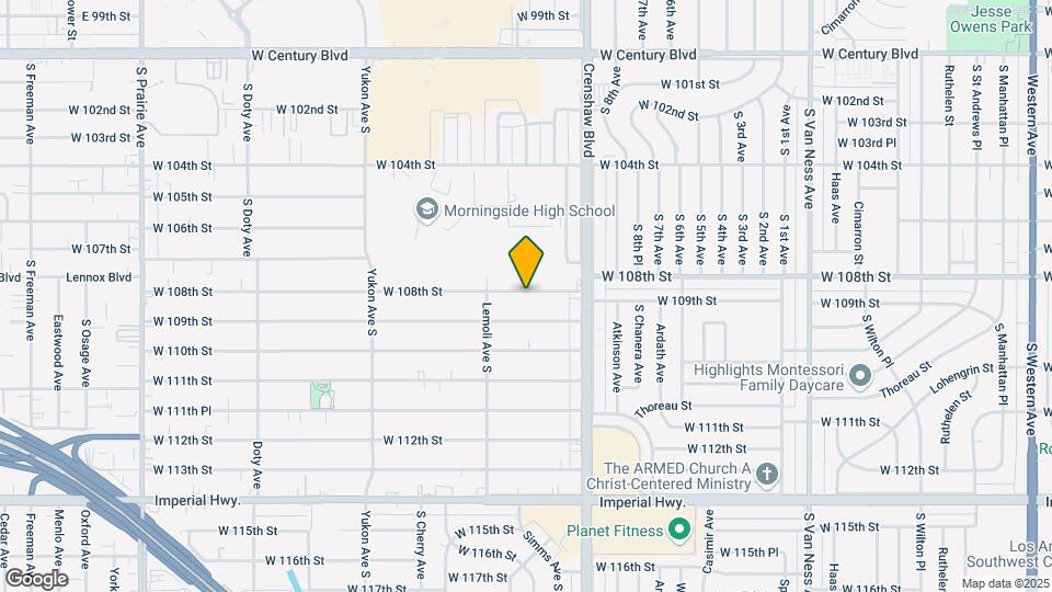3212 W 108th St Mapa y Detalles de la Ubicación