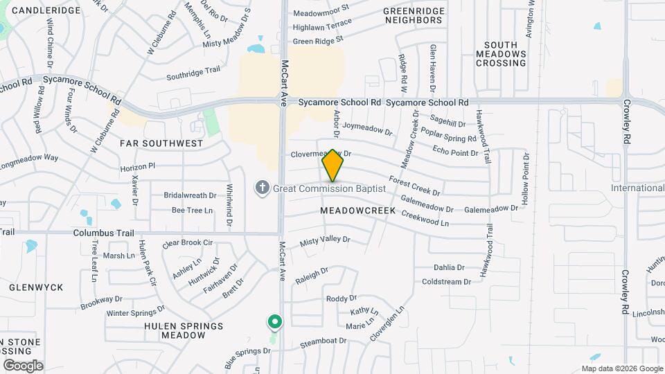 3201 Galemeadow Dr Map and Location Details