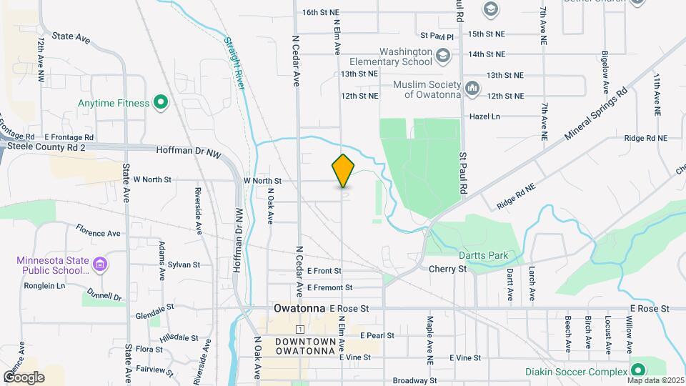 919 N Elm Ave, Unit D Map and Location Details