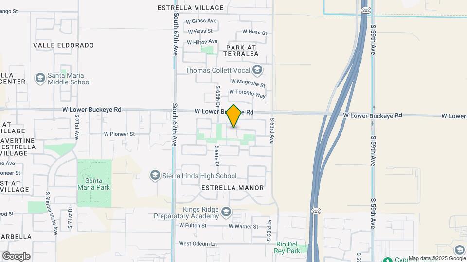 2838 S 64th Dr Map and Location Details