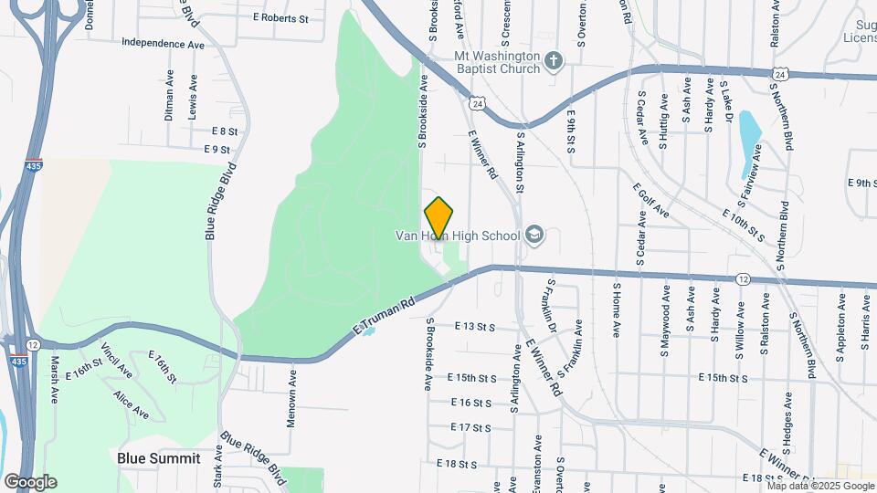 1037 S Brookside Ave Mapa y Detalles de la Ubicación