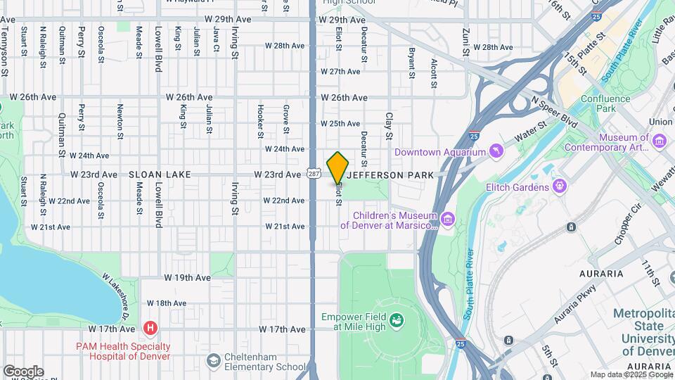 2233 Eliot St Map and Location Details
