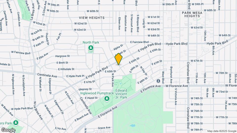 1011 N Chester Ave Map and Location Details
