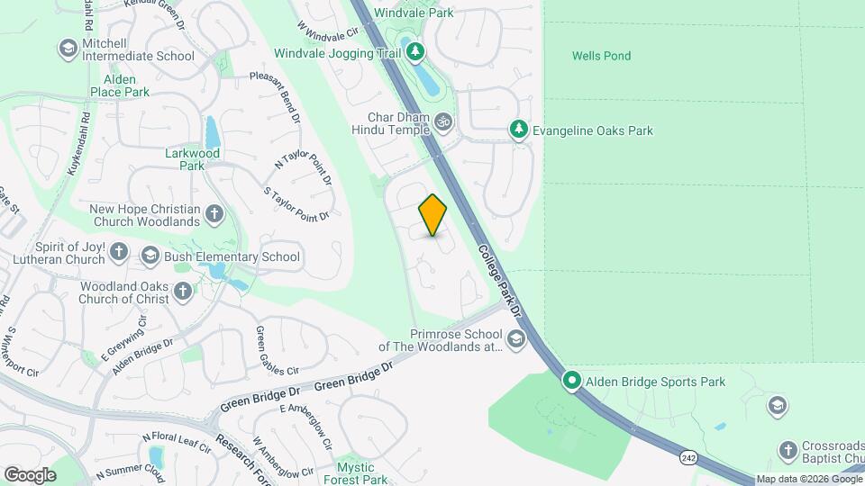 231 Blushwood Pl Map and Location Details