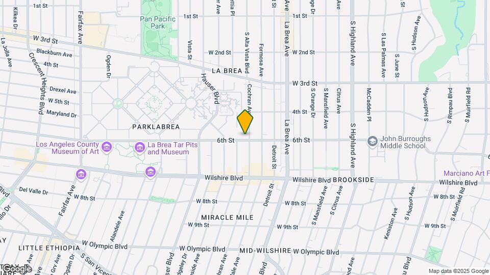 461 S Cochran Ave Map and Location Details