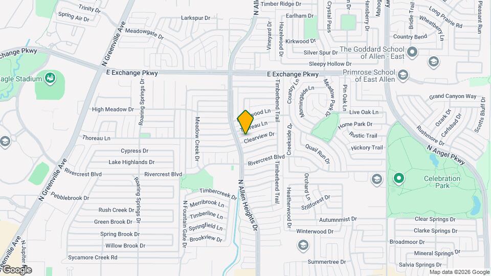 1305 Clearview Dr Map and Location Details