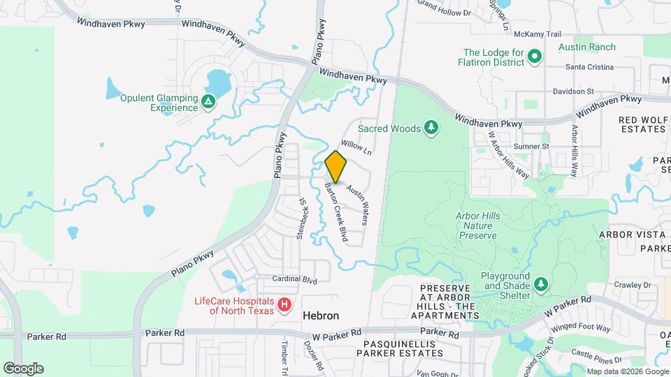 2413 Barton Creek Blvd Map and Location Details