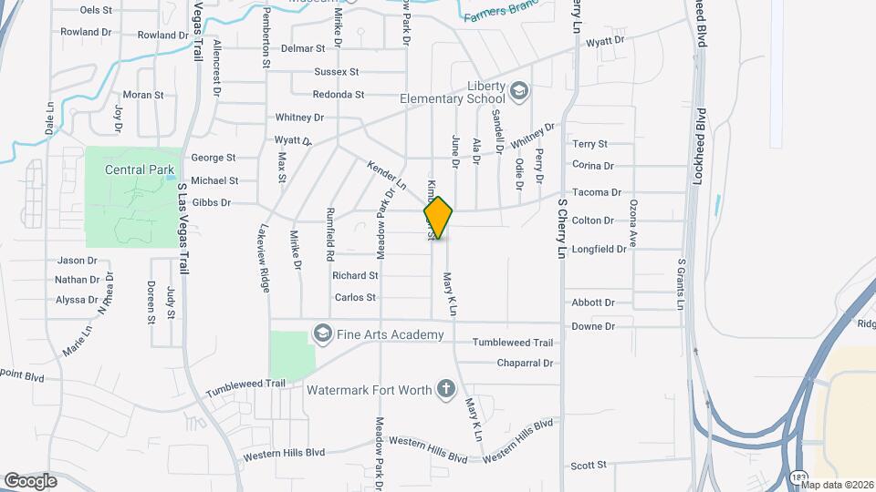 923 Kimbrough St Map and Location Details