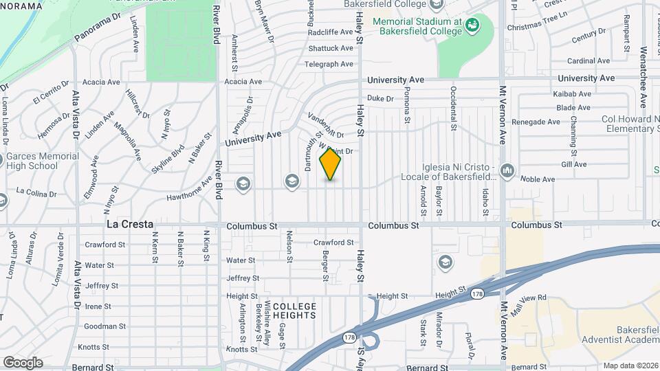 2901 Berger St Map and Location Details