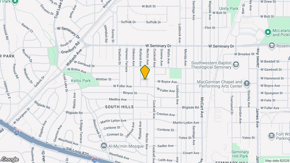 4604 Rector Ave Map and Location Details