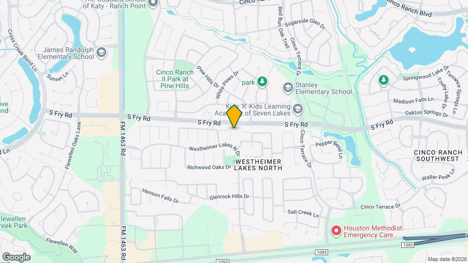 6007 Dover Creek Ln Map and Location Details