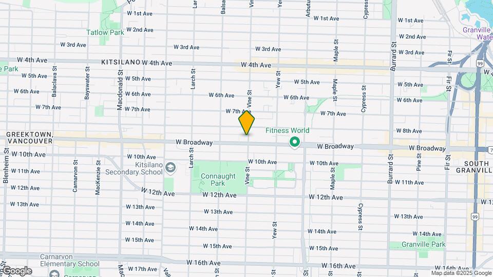 2431 Vine St Map and Location Details